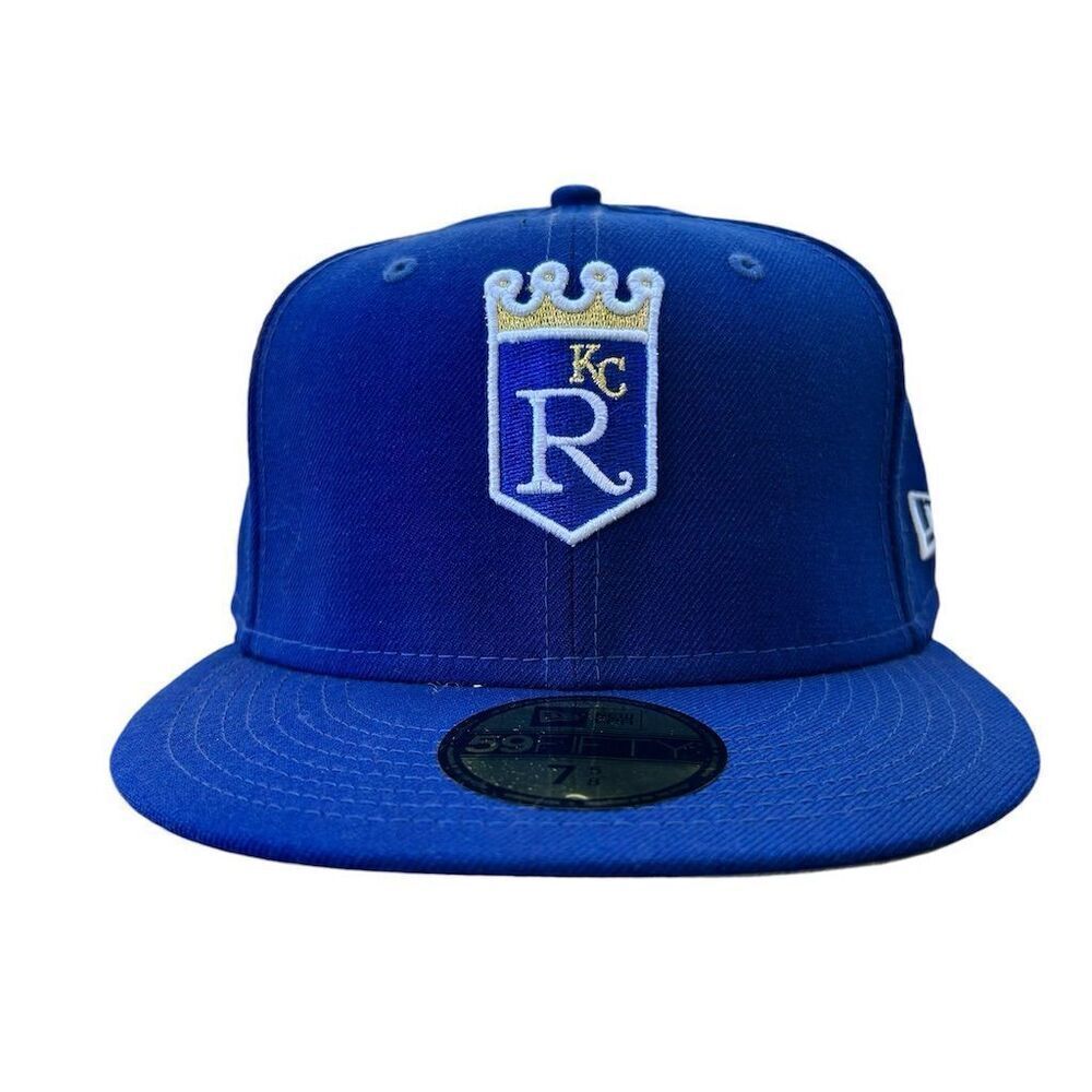 New Era Kansas City Royals 59FIFTY Fitted Cap Blue Size 7 5/8